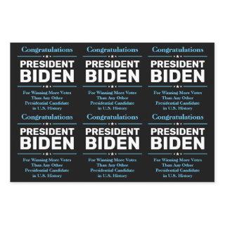 Congrats President Biden Most Voted Candidate  Sheets