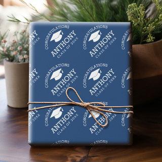 Congratulations Graduate Graduation Cap blue