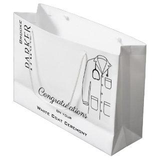 Congratulations White Coat Ceremony Doctor Grad Large Gift Bag
