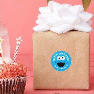 Cookie Face Art | Happy Birthday Gift Tag