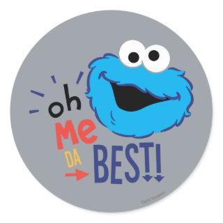 Cookie Monster Best Classic Round Sticker