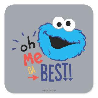 Cookie Monster Best Square Sticker