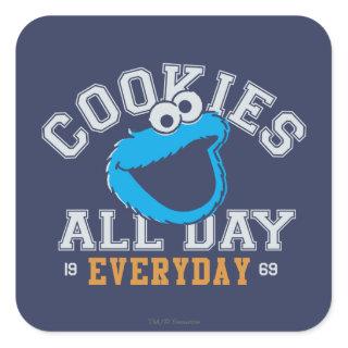 Cookie Monster Everyday Square Sticker