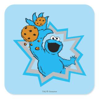 Cookie Monster Extreme Square Sticker