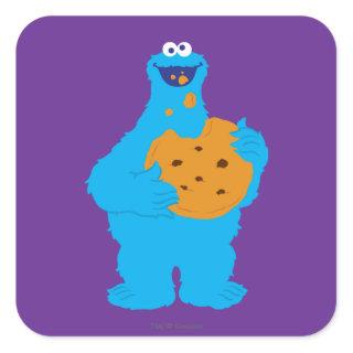 Cookie Monster Graphic Square Sticker