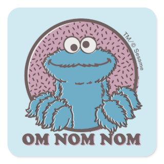 Cookie Monster | Om Nom Nom Square Sticker