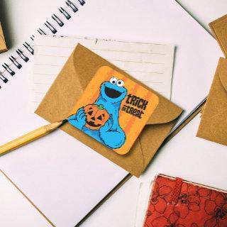 Cookie Monster - Trick Or Treat Square Sticker