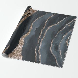 Cool Black Gold Marble Texture