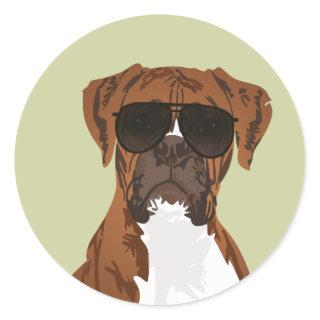 Cool Boxer Dog for Dog Lovers Sticker