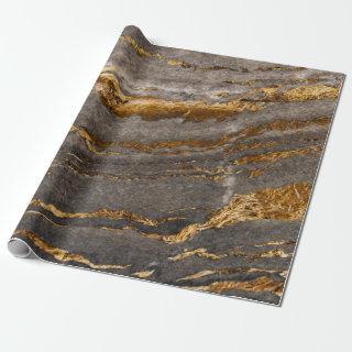 Cool Brown Gold Marble Texture