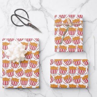 cool chicken bucket tiled pattern fast food  sheets