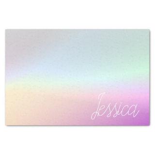 Cool Colorful Ombre Gradients & Your Script Tissue Paper