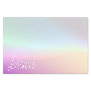 Cool Colorful Ombre Gradients & Your Script Tissue Paper