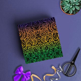 Cool Colorful Rainbow Hand Drawn Doodle Line Art