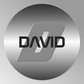 Cool Customizable Name & Monogram Classic Round Sticker