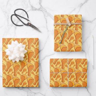 cool dipped chicken tiled fast food pattern  sheets
