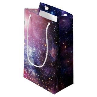 Cool galaxy nebula small gift bag