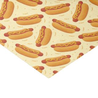 cool hotdog tiled party  tissue paper