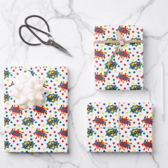 cool kids super hero tiled pattern  sheets