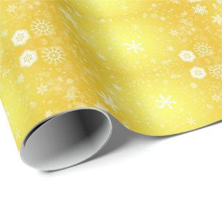 Cool Magnificent Christmas Yellow Snowflake