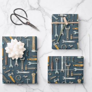 Cool mens tool pattern party   sheets