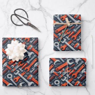 Cool mens tool pattern party  sheets