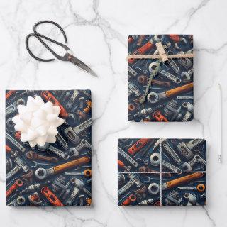 Cool mens tool pattern party  Sheets