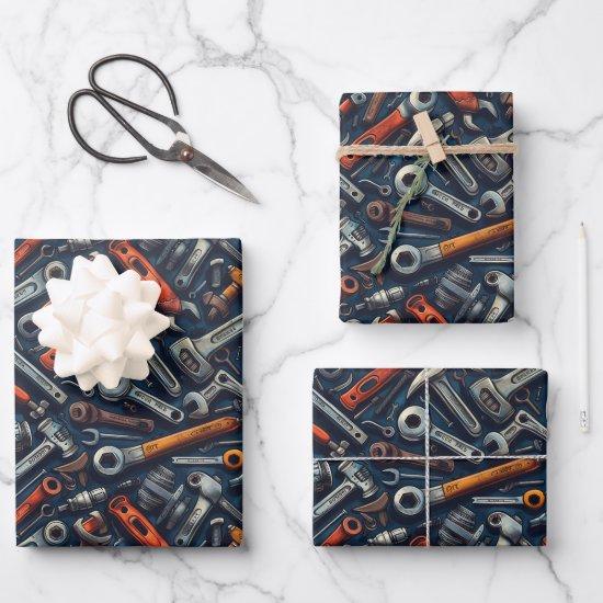 Cool mens tool pattern party  Sheets