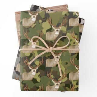 Cool Mule Deer Buck Camo Fishing Men's   Sheets