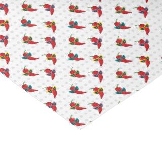 Cool Shades Red Chile Pattern Tissue Paper