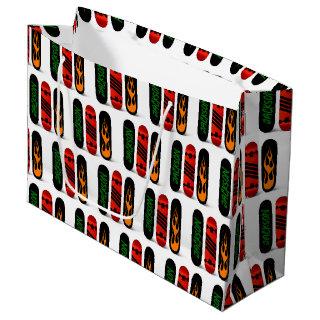 Cool Skater Skateboard Personalized Large Gift Bag