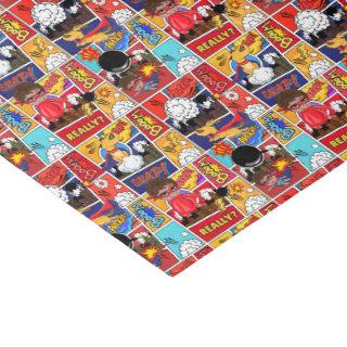 cool superhero tiled pattern party  tissue paper
