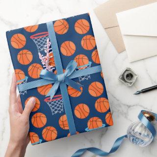 cool tiled basketball sports pattern party