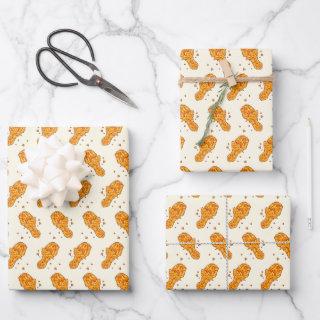 cool tiled chicken fast food pattern  sheets