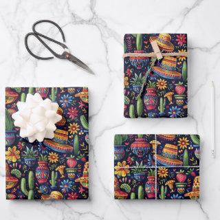 Cool tiled Mexican fiesta party  Sheets