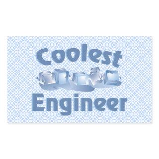 Coolest Engineer Rectangular Sticker