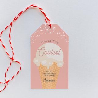 Coolest Scoop Classroom Valentine's Day Gift Tags