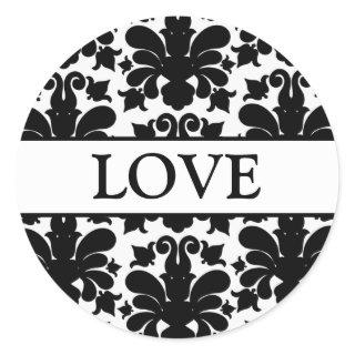 Coordinating Damask Envelope Seals