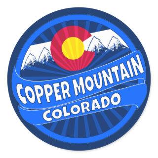 Copper Mountain Colorado mountain burst sticker