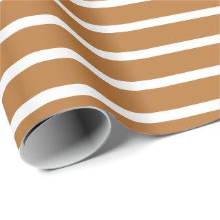 Copper White Horizontal Striped