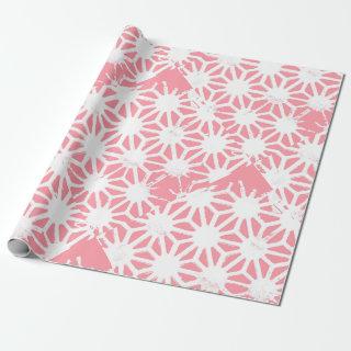 Coral geometric pattern