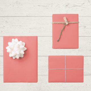 Coral Pink Solid Color  Sheets