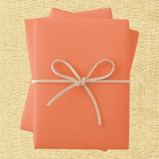 Coral Solid Color  Sheets