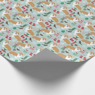 corgi christmas paper xmas gift wrap