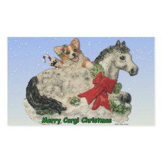 Corgi & Pony Merry Corgi Christmas Stickers