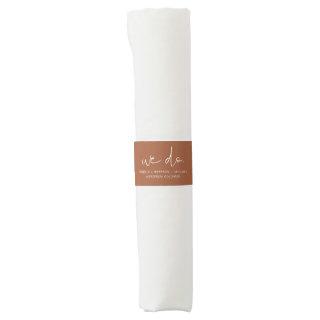 CORIANDER Bohemian Terracotta Rust Burnt Orange Napkin Bands