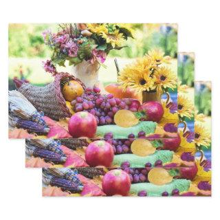 Cornucopia Autumn Harvest Chef's Table  Sheets