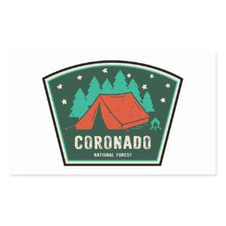 Coronado National Forest Camping Rectangular Sticker