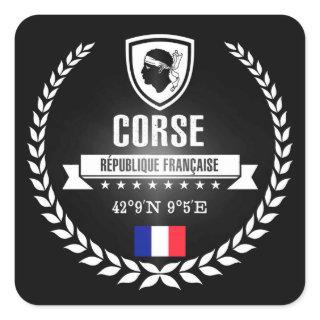 Corse Square Sticker
