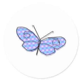 Cosmic Butterfly Classic Round Sticker